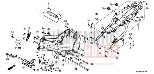 CARROSSERIE DE CHASSIS VFR800XC de 2012